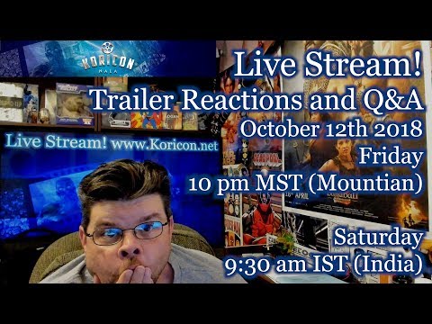 🔴🎥 Nala - Trailer Reaction and Q&A Live Stream! October 12th, 2018