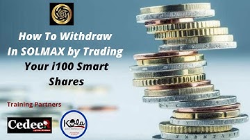 How to withdraw in solmax by trading your i100 smart share