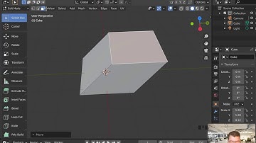 Modeling a Chair in Blender - Part 1 Simple Modeling