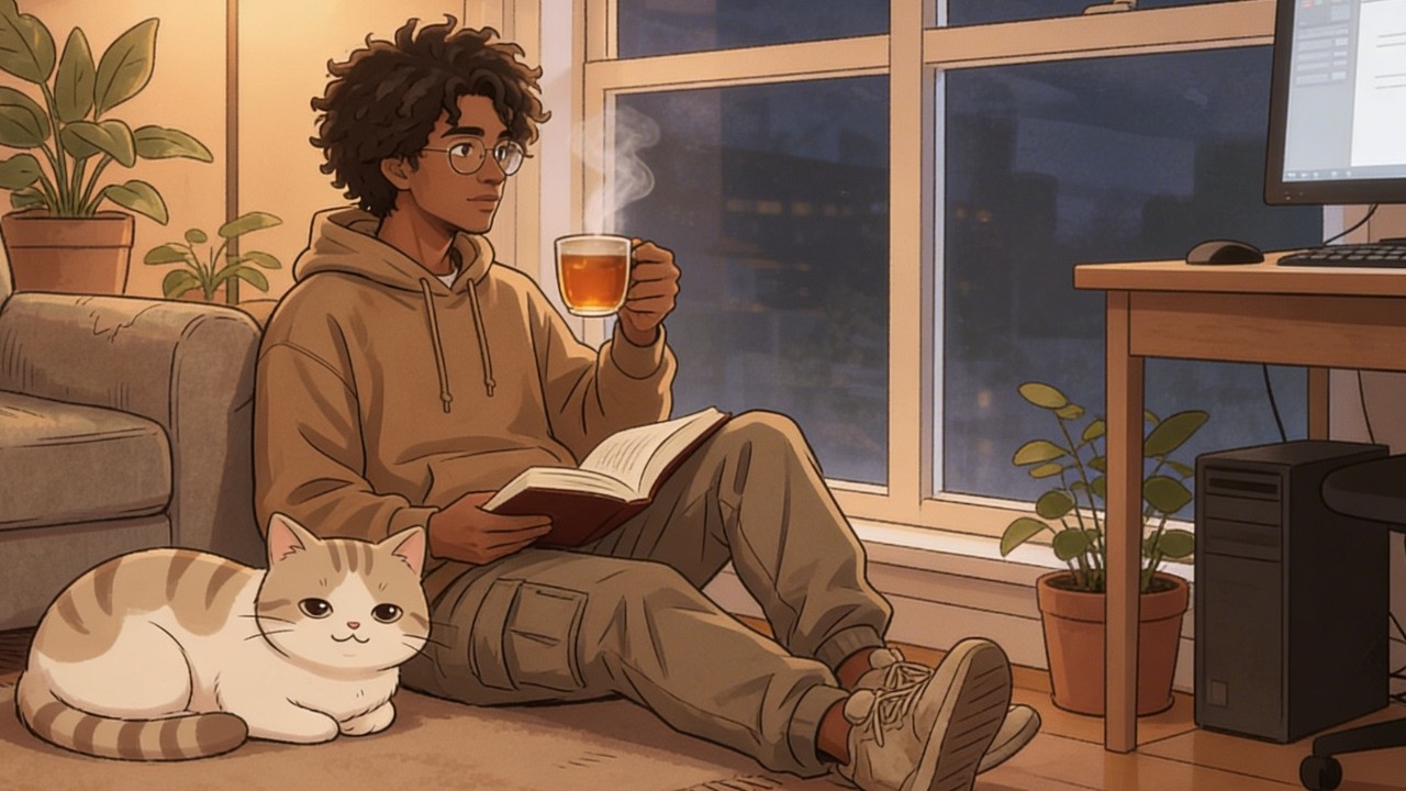 Peaceful Evening Lo-Fi for Relaxed Focus