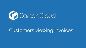 Customers viewing invoices on CartonCloud