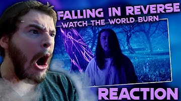 FALLING IN REVERSE- WATCH THE WORLD BURN (Reaction) THE HARDEST SONG I HAVE EVER HEARD IN MY LIFE!