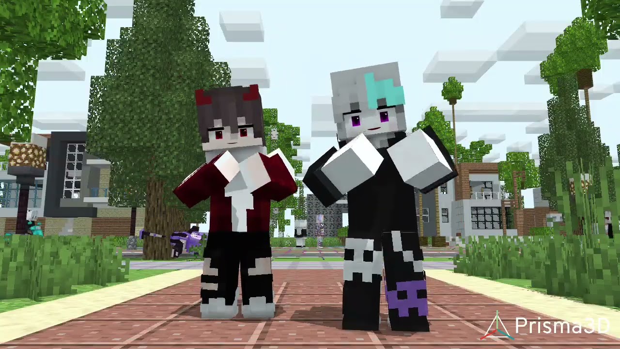Bla bla bla Dance animation Minecraft Prisma3d | template (E/