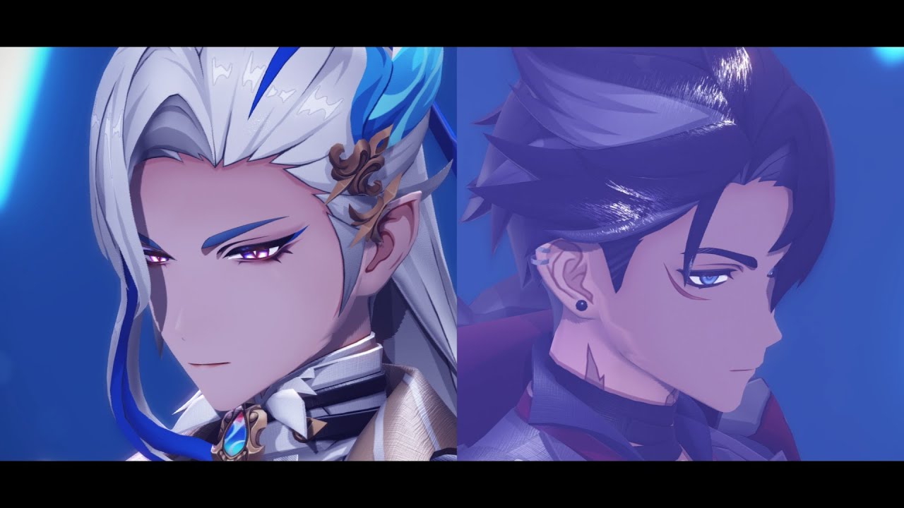 【ヌヴィレット・リオセスリ】MUTE【原神MMD / Genshin Impact】