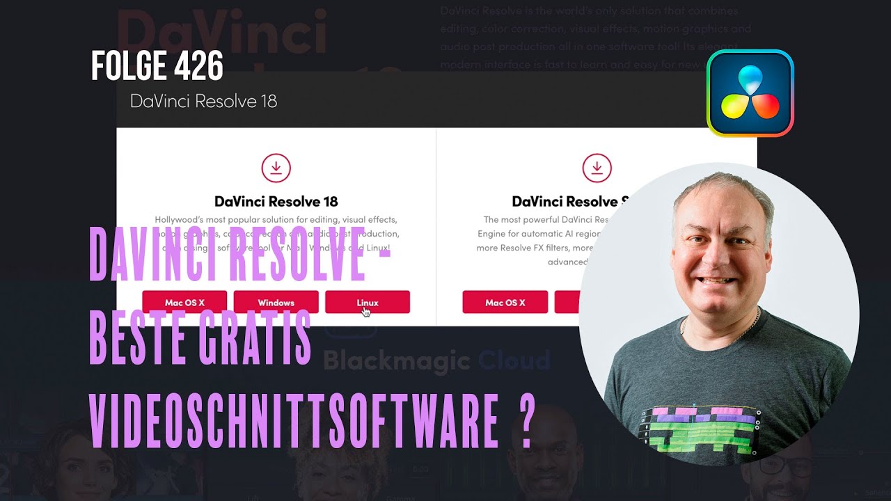 Davinci Resolve - Beste gratis Videoschnittsoftware ? # Folge 426