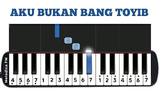 Download Lagu Aku Bukan Bang Toyib - Wali Band | Not Pianika dan Lirik MP3