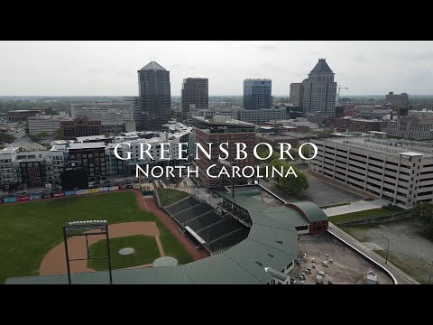 Greensboro, North Carolina - [4K] Drone Tour