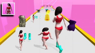 Clothes Run Max Level - All Levels Gameplay (iOS & Android) Walkthrough Part #1