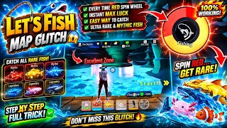 😱 LETS FISH GLITCH 😯 RED WHEEL EASY GLITCH NEW RAINBOW JELLYFISH 🪼 #freefire #craftland  screenshot 1