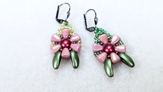 Unboxing the Adornable Elements April 2026 Seed bead and 2 hole beads of the month &amp; quick earrings