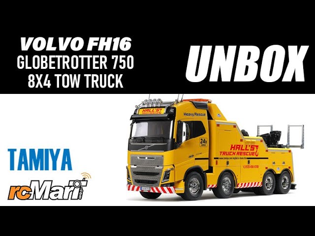 Tamiya 1/14 Volvo FH16 Globetrotter 750 8x4 Tow Truck EP