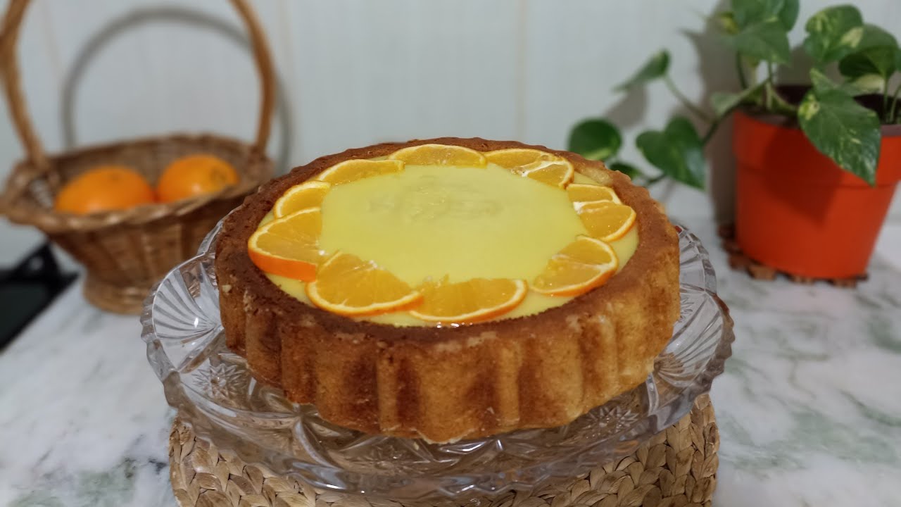 وصفة كاملة لي كيكة البرتقال في المول العجيب بنة وشكل روعة 🥯