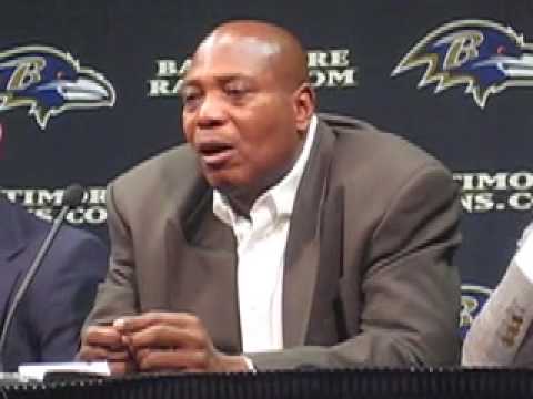 Nestor asks Ozzie Newsome about "no WR taken" & Boldin rumors on draft day