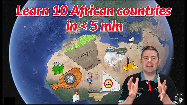 Learn 10 African Countries in less than 5 minutes (2/2)