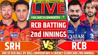 RCB VS SRH BENGALURU RUN CHASE AUDIO COMMENTARY SCORE DISCUSS & UNOFFICIAL COMMENTRY
