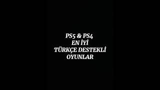 Ps5 Ps4 En İyi̇ Türkçe Destekli̇ Oyunlar
