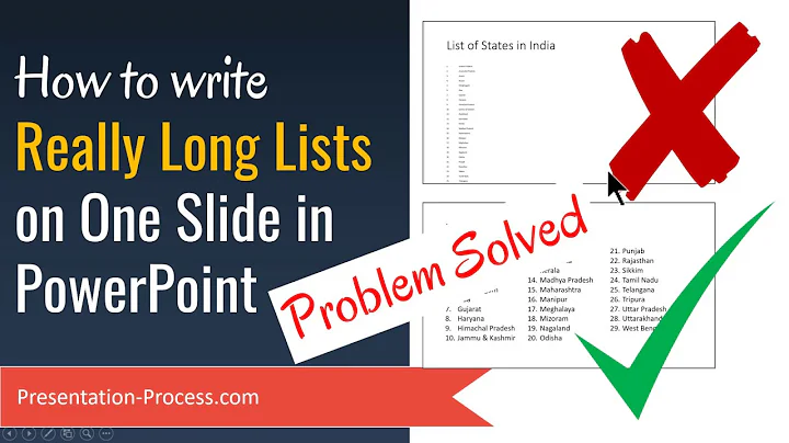 PowerPoint Tip: How to Present Long Lists on One Slide (Problem Solved)