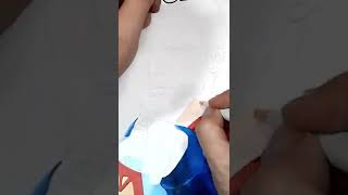 Drawing Christopher Reeve Superman Part 1!
