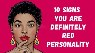 10 signs you are definitely red personality