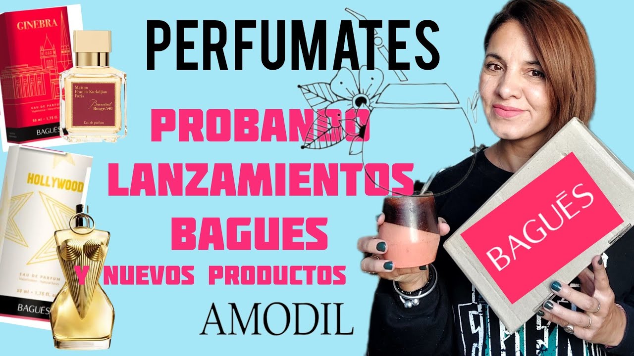 PROBANDO BAGUES Lanzamientos y Amodil #unboxing #perfume #bagues