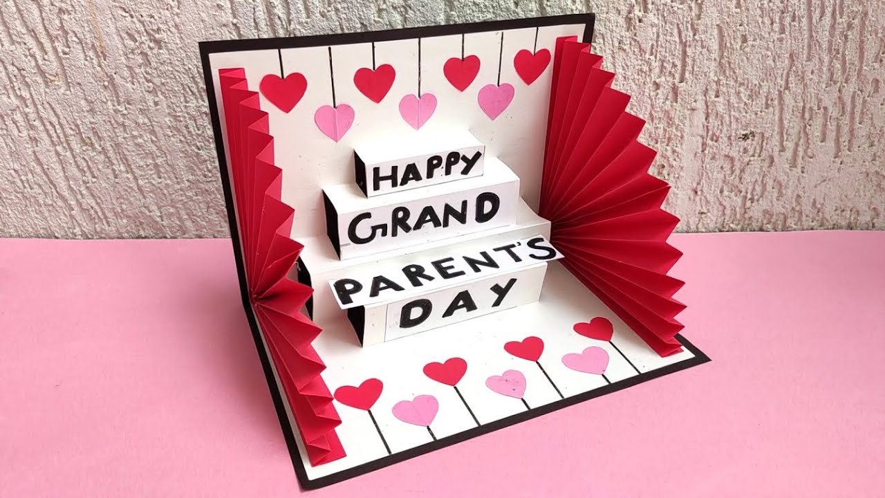 DIY Grandparents Day Card Making Idea Easy Beautiful Card For 