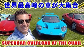 Supercar Overflow! New Ford GT Confined to Parking Lot! Best Cars in 1 Place at Quail Motorsport