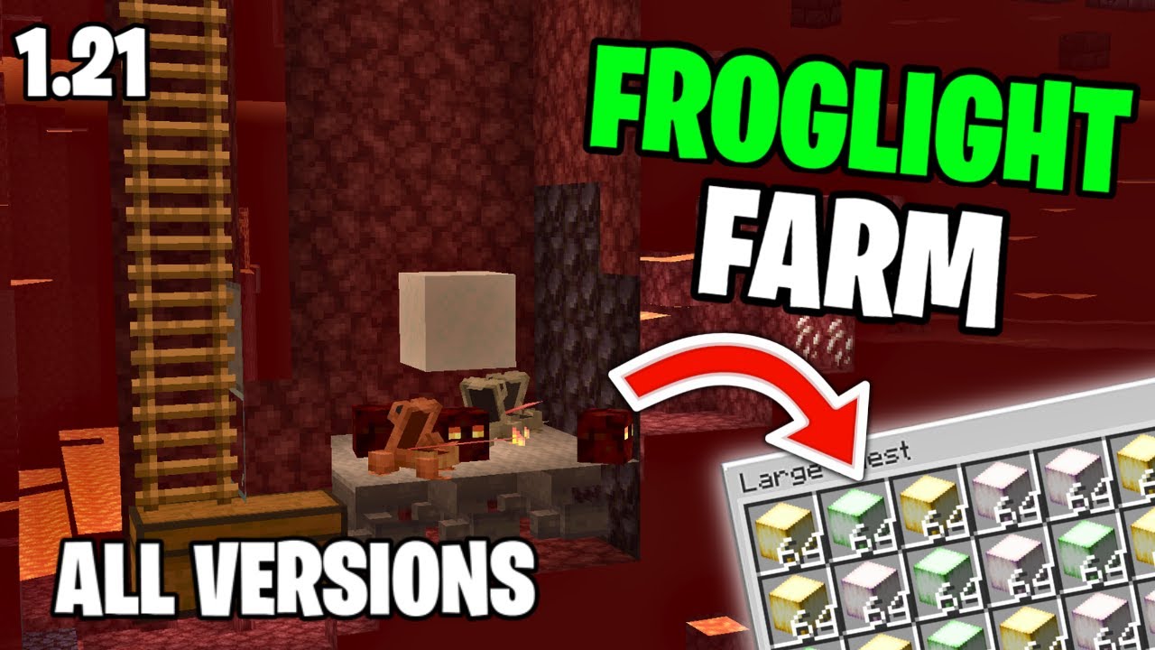 How To Build a Froglight Farm in Minecraft 1.21 (Pe/Bedrock/Java) - YouTube