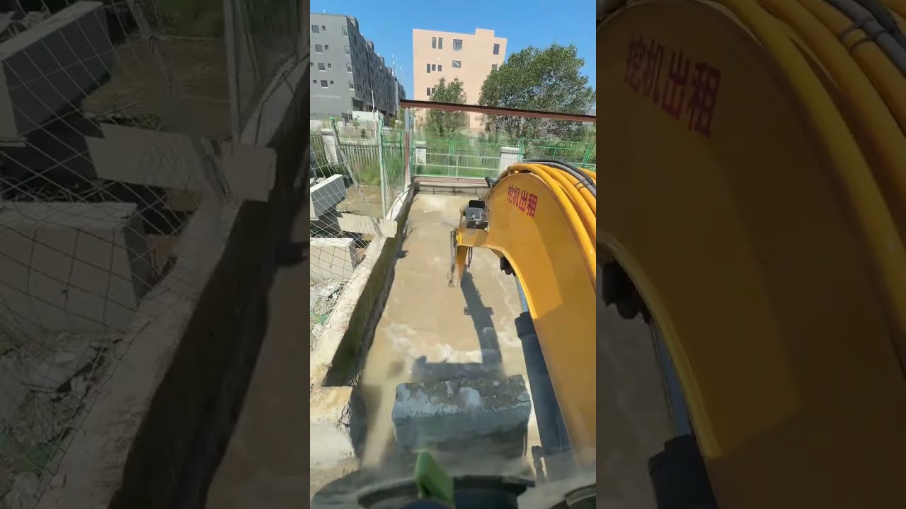 Ежедневная жизнь экскаваторов. Записи строительной техники на строительной площадке. #5