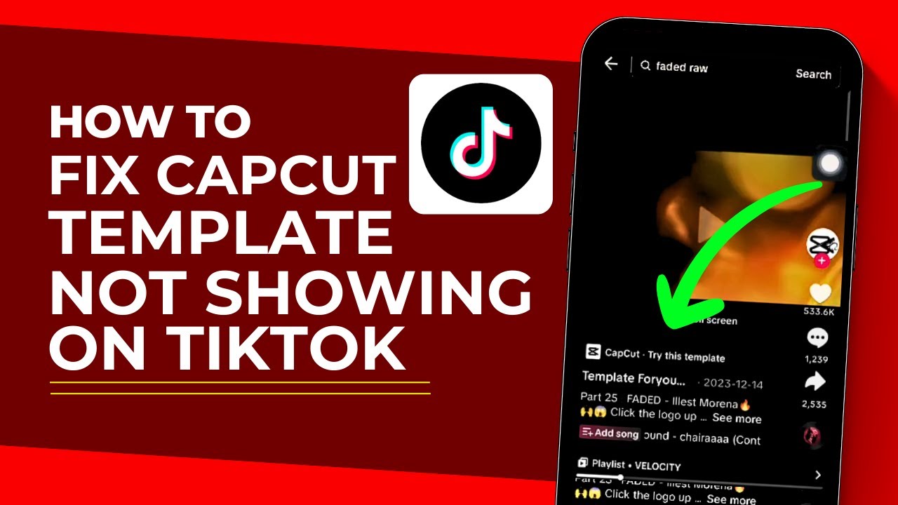 CapCut Template Not Showing In TikTok I How To Fix CapCut Template Not ...