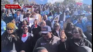 Scenes at the National Heroes Acre at the burial of national hero Dr Sydney Gata