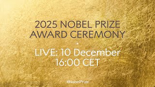 2025 Nobel Prize award ceremony
