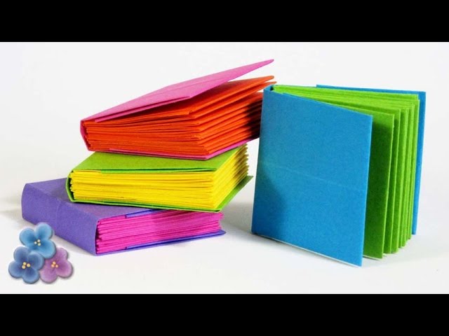 Origami: MICRO CUADERNOS muy FACIL Tutorial Casera DIY Pintura Facil - YouTube
