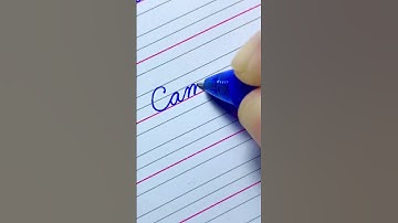 “Camila” Beautiful Name in Cursive writing | Calligraphy | Handwriting | i Write