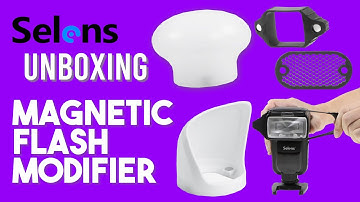 Selens Magnetic flash Modifier Unboxing knock off Magmod Magsphere Magbounce