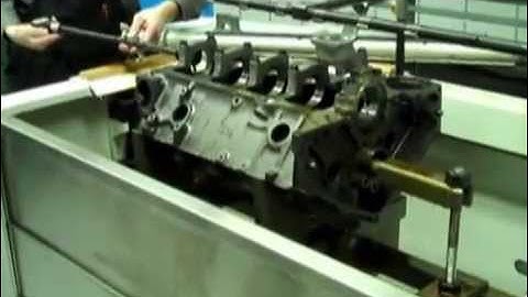 Align Honing Main Bearing bores on an engine block