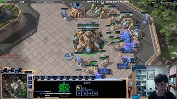 StarCraft 2 LotV - 1v1 (FPVOD) PartinG 원이삭 (Protoss) vs (Terran) | Acropolis