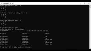 Computer Tic-Tac-Toe "Lost In Speech Craft" screenshot 3