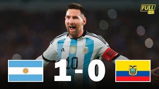 Argentina 10 Ecuador (Messi score) in South American Qualifiers for the 2026 World Cup