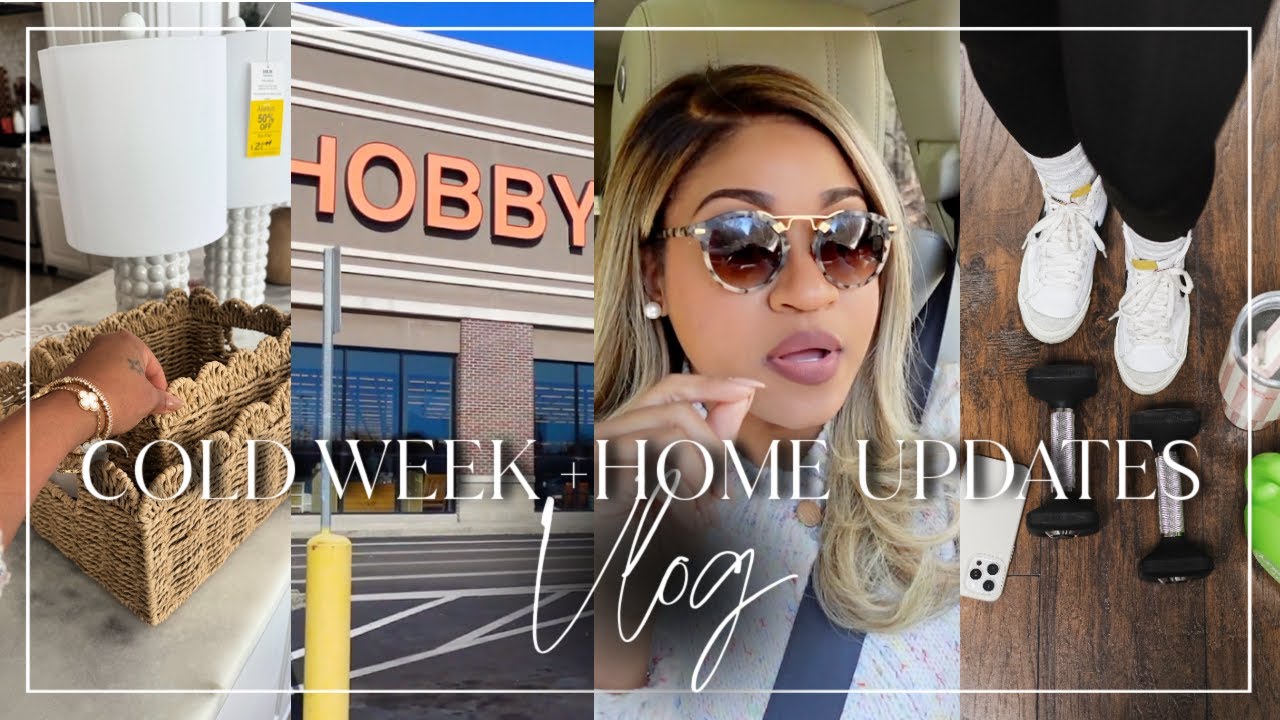 Winter Mom Vlog ❄️ | Cold Week, Hobby Lobby Run + Cozy Soup + Home Updates!