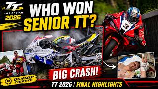 Who Won The 2026 Senior TT? 🤯 Big Crash, Red Flag & Dunlop Tribute screenshot 5