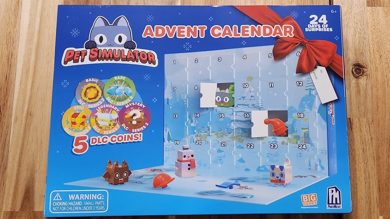 Pet Simulator Advent Calendar 2023 YouTube