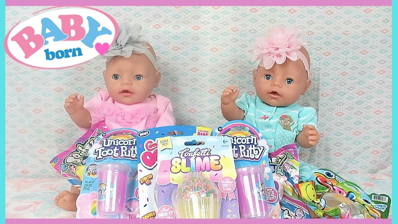 Baby Born Twins Squishies Surprise Bags - YouTube