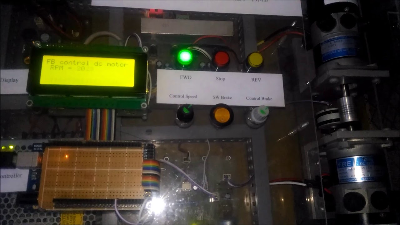CLOSED LOOP CONTROL DC MOTOR by arduino - YouTube