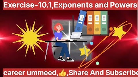 CLASS-8,Ex-10.1(Q.3)Exponents and Powers |CHAPTER-10, CBSE |NCERT New Syllabus 2025#viralvideo✨️