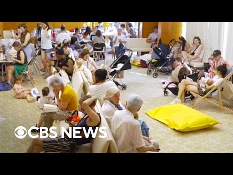 Parisians flee furnace-like heat wave by escaping to cooling centers