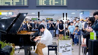 A Boy Suddenly Appears At Public Piano At Train Station And Plays Liszt 'Mazeppa' Almost Perfectly by Daily Busking 21,964 views 5 days ago 7 minutes, 33 seconds