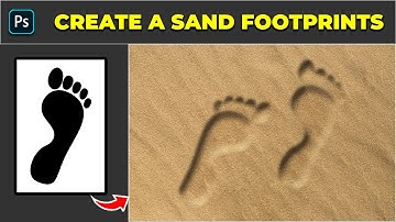 How to Create Sand prints - Photoshop Tutorial