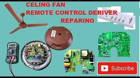 Remote control deriver  ceiling  fan repair