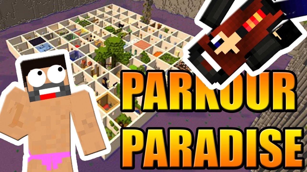 Minecraft Parkour Paradise 3 - началото
