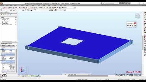 Thiết kế sàn tự động trong Robot Structural   Elsoft vn